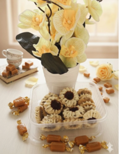 Biscoito Caramelo mesclado com doce de leite